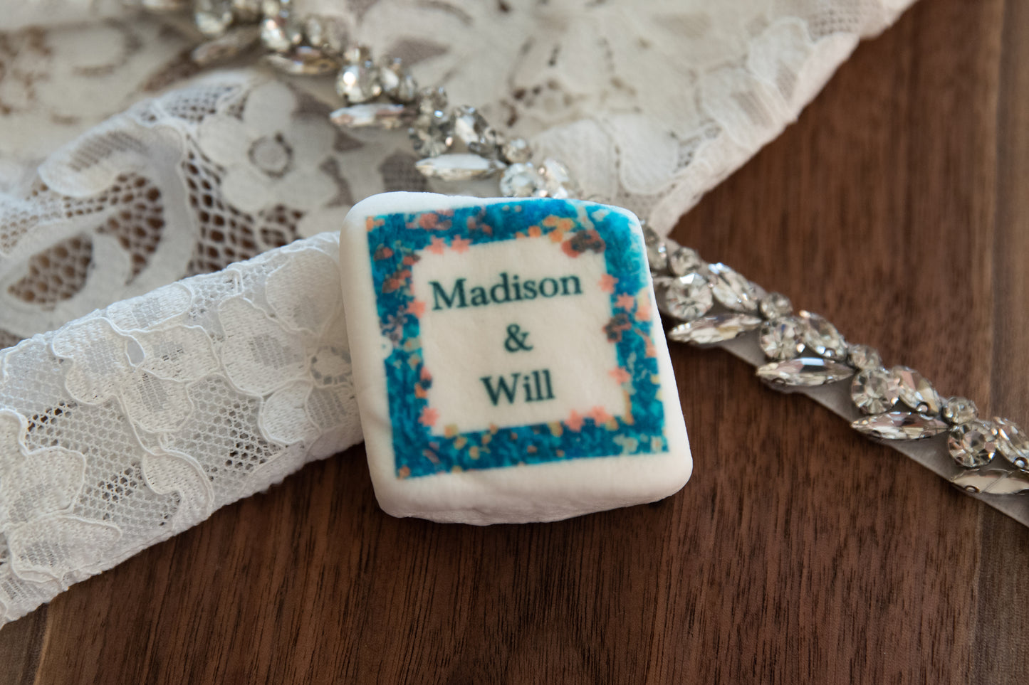 Marshmallow Wedding Favors with Custom Text or Images - A Unique Treat for Guests