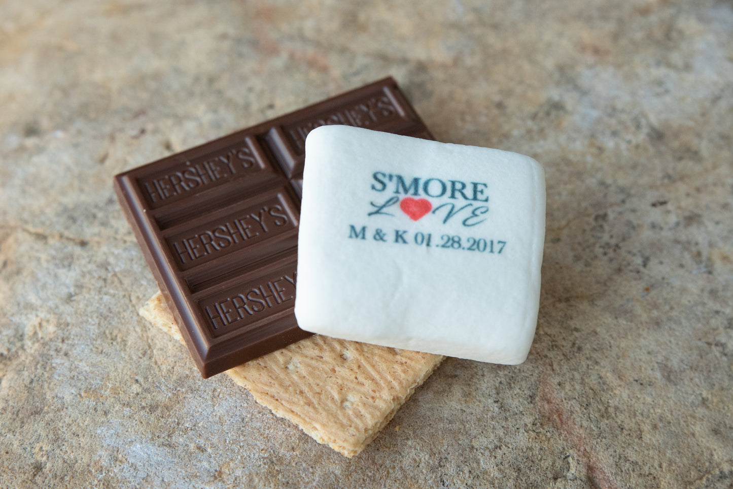 Marshmallow Wedding Favors with Custom Text or Images - A Unique Treat for Guests