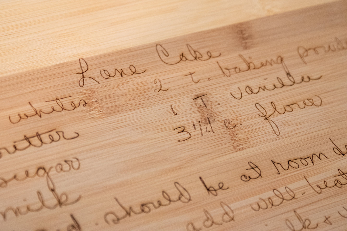 Engraved Bamboo Cutting Boards - Create a One-of-a-Kind Gift with Your Personalized Recipes