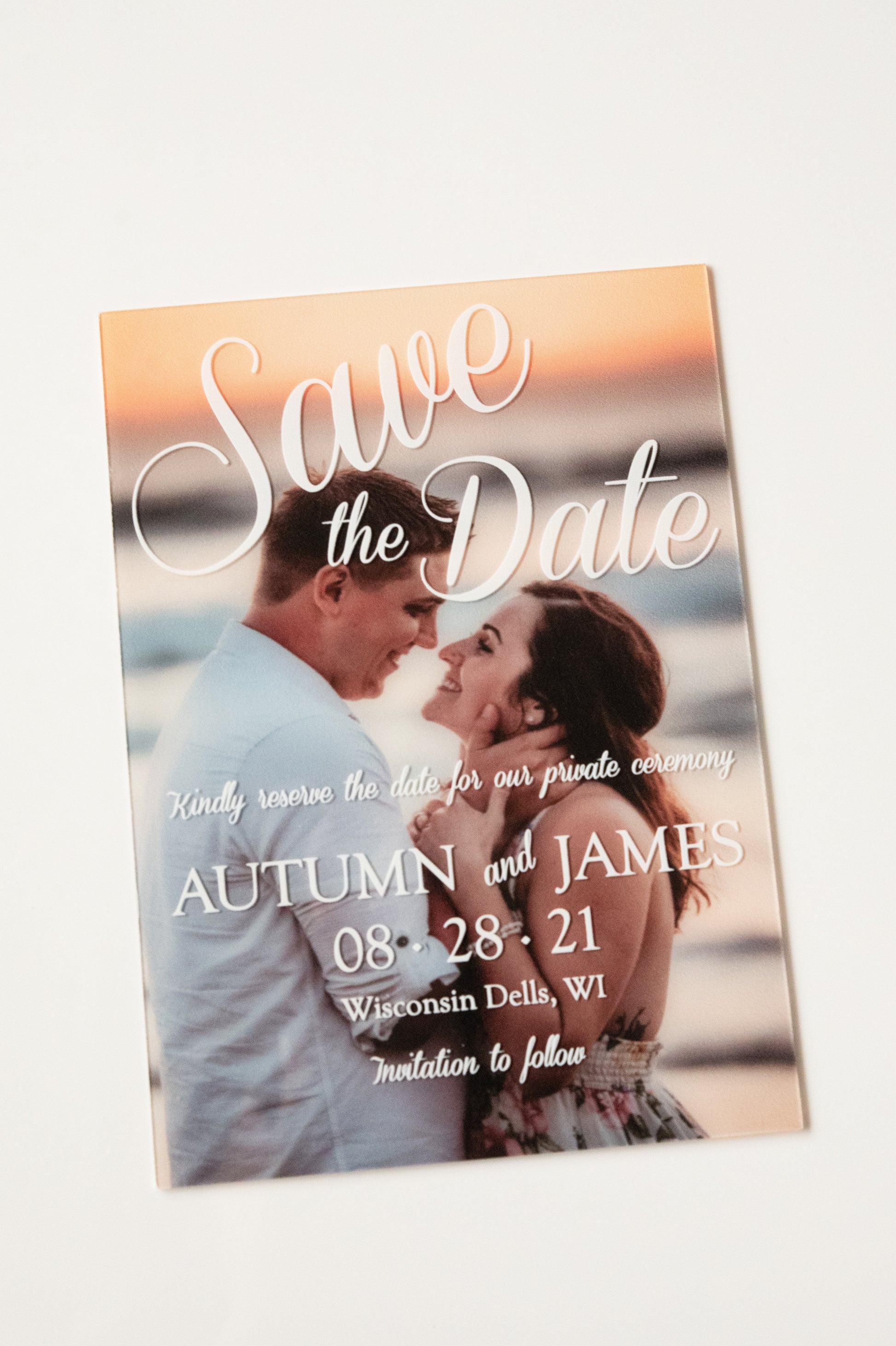 Custom Acrylic Wedding Invitation, Personalized Wedding Invites, Wedding  Card